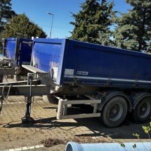 foto 18t sklápěč přívěs tandem bordmatik Panav