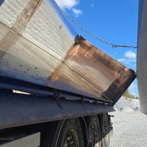 foto 27/25t sklápěcí přívěs Panav TS324H, Hardox, nápravy SAF