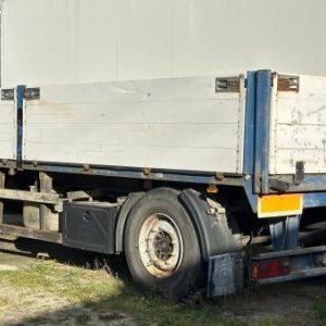foto 18t přívěs valník na 6.9m 14.2t dobré pneu Panav PV18
